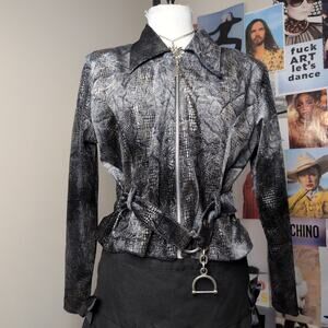 Vintage Snakeskin Jacket